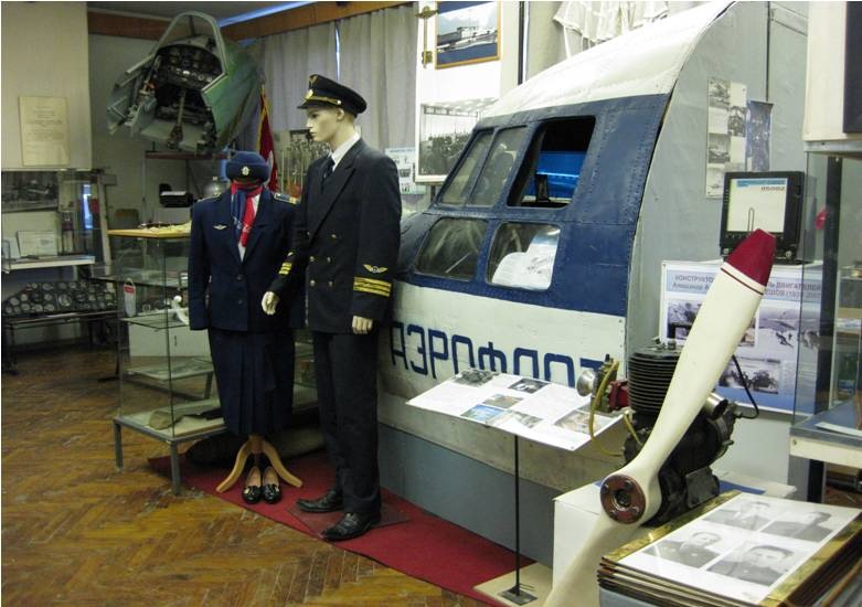 Музей гражданской авиации в Санкт-Петербурге.