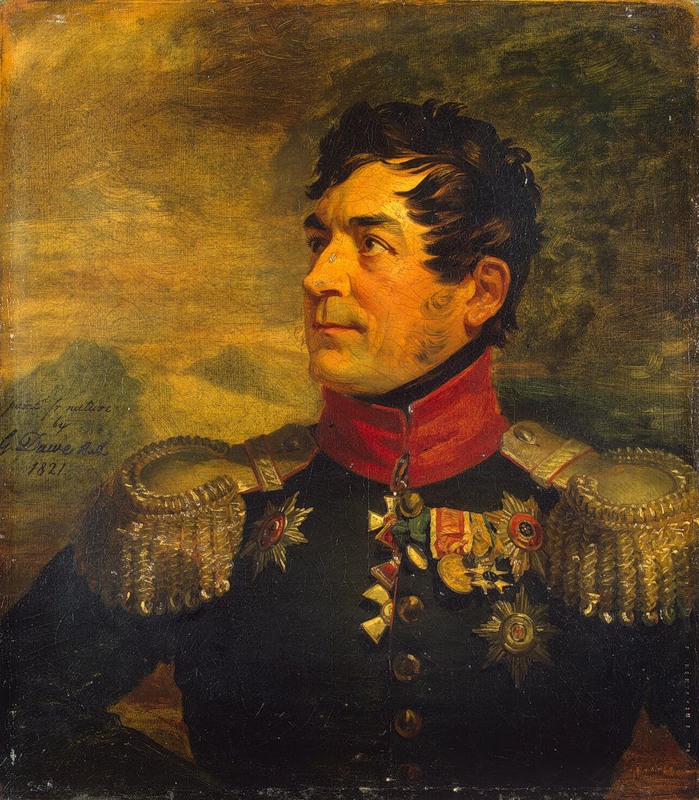 Дж. Доу. Генерал-майор от кавалерии Георгий Эмануэль. 1821 г. Военная галерея Зимнего дворца